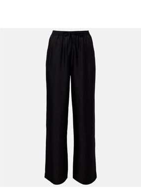ASCENO silk drawstring pants
